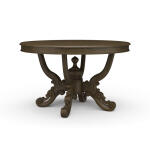 Mandolin Dining Table W/ Solid Hardwood Top
