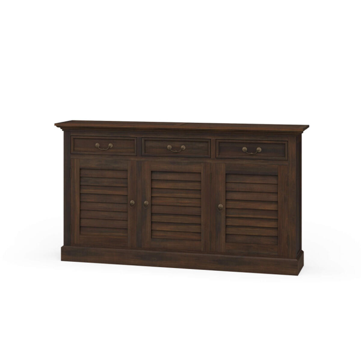 446562dde8ea82d0f7f92cc05955f81a Narrow Shutter 3 Door Sideboard - Image 1