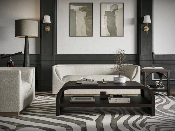 Vannes Coffee Table W/ Shelf - Image 2