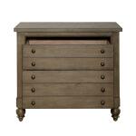 Americana Farmhouse Lateral File Cabinet Office Storage Brown 28