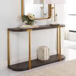 Palisade Console Table, Walnut Console Tables Brown 20