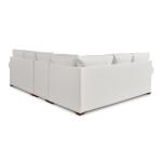 Hanover Roll Arm L-Shaped Sectional Sectionals Bassett Furniture 18