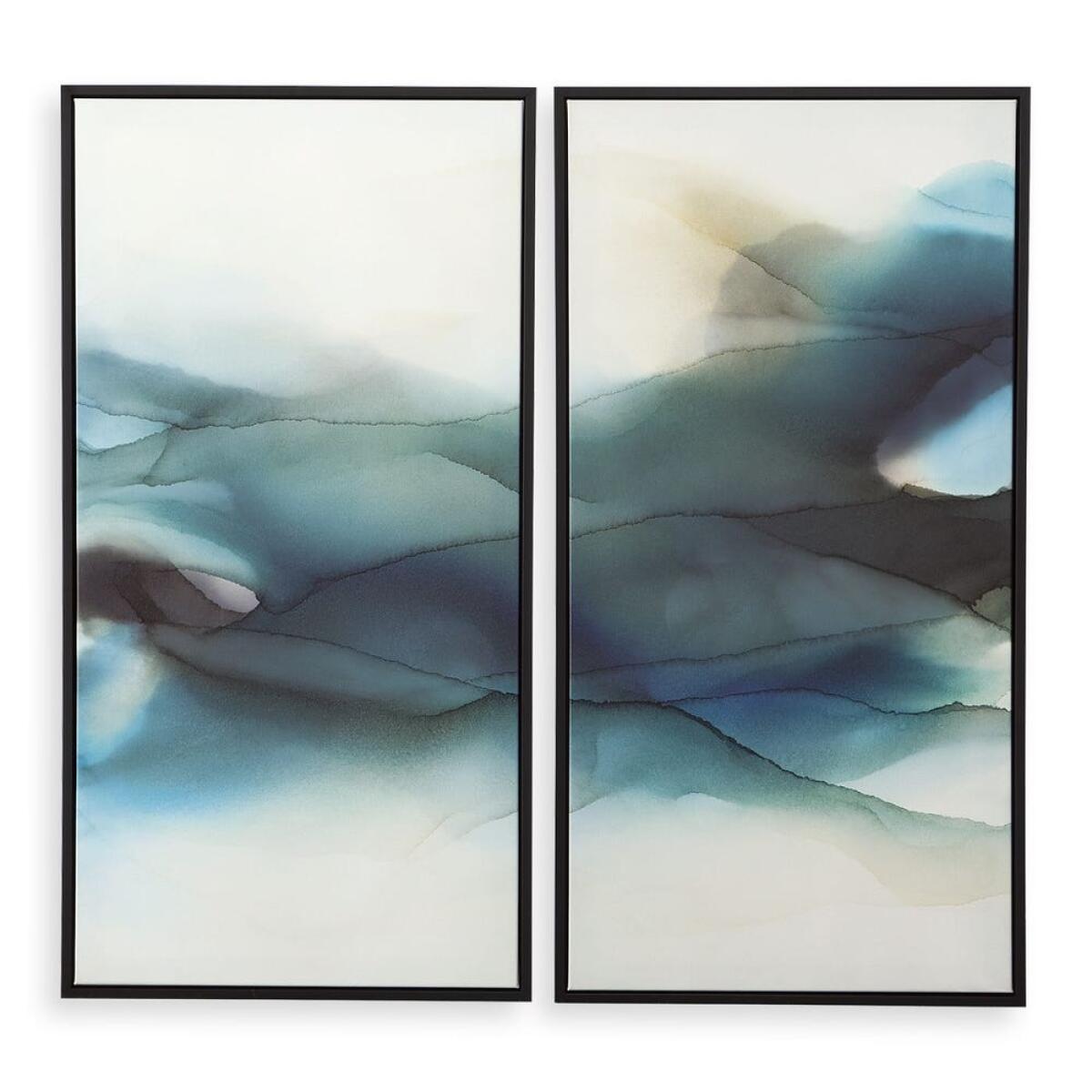 45032e034ab76c2ce239cb60e2c1cb23 September Desert Framed Canvases, S/2 - Image 1