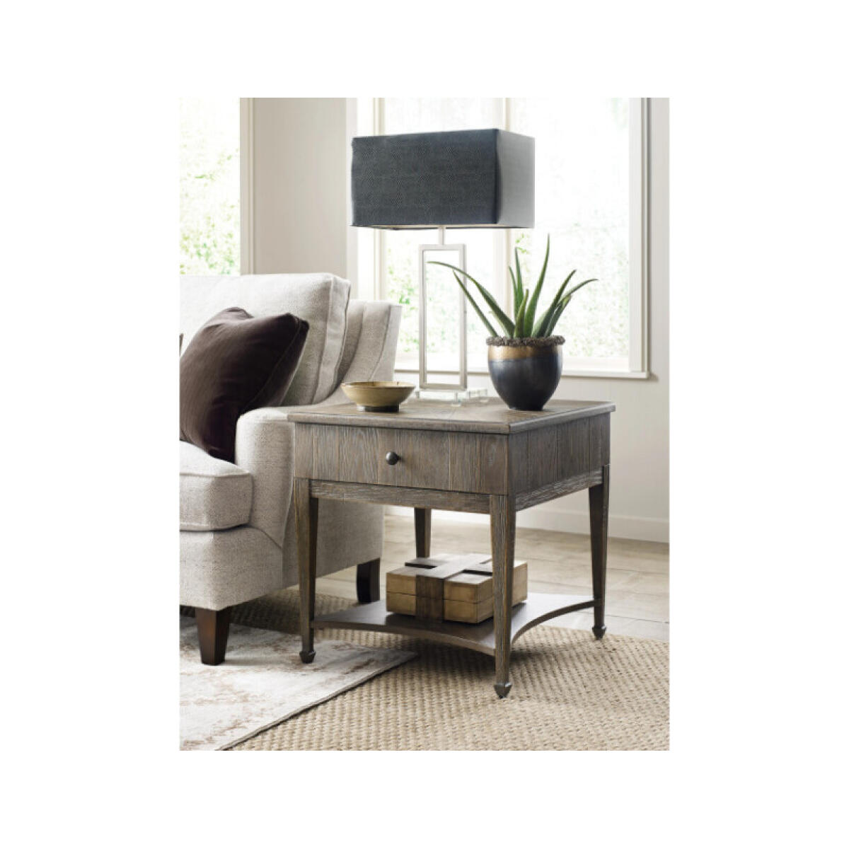 45214da8f0e378eb1d04d89a70600bb9 Emporium Carmine Drawer End Table - Image 1