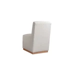 Banks Upholstered Dining Chair with Casters - Image 6
