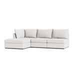 Beckham Outdoor Modular Sofa with Ottoman - Image 3