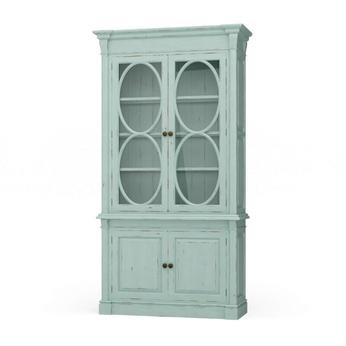 455cdd0f8d8dcce93e03b2e11081852b Fiona 4 Door Display Cabinet W/ Glass Shelves - Image 1