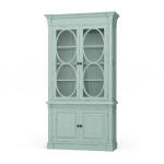 Fiona 4 Door Display Cabinet W/ Glass Shelves