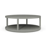 Cohan Round Coffee Table W/ Rattan - Image 2