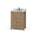 Shutter Vanity W/ Sink & Marble Top Accent Furniture Accent Furniture 12