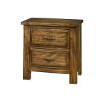 Maple Road Night Stand – 2 Drawers Nightstands Antique Amish 6