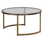 Rhea Nesting Coffee Tables, Gold, S/2 - Image 4