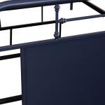Vintage Series Queen Metal Bed- Navy Beds Beds 19