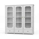 Milano Bookcase W/ 3 Glass Doors