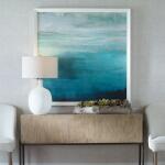 Cancun Teal Framed Print - Image 3