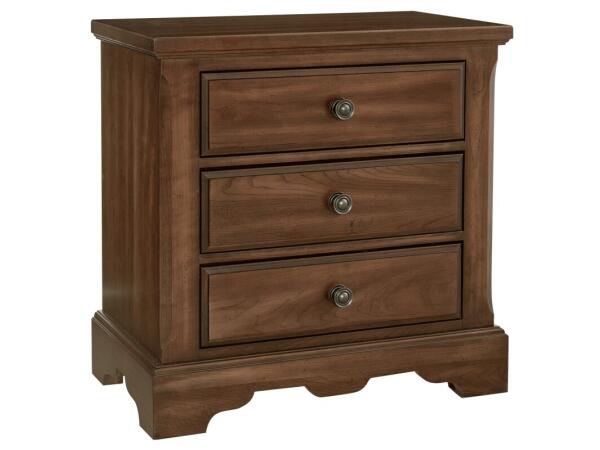 Heritage NIGHT STAND – 3 DRAWER Nightstands Amish Cherry