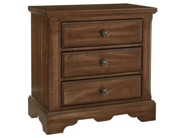 Heritage NIGHT STAND – 3 DRAWER Nightstands Amish Cherry