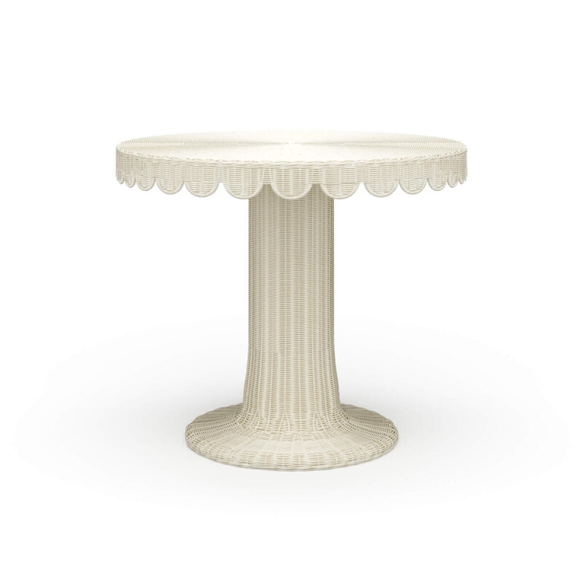 4656956e3c324534f20466b10a4bab6d Scalloped Round Bistro Table - Image 1