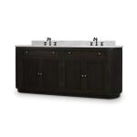 Kraton Oval Double Vanity W/ Sink & Marble Top - Image 4