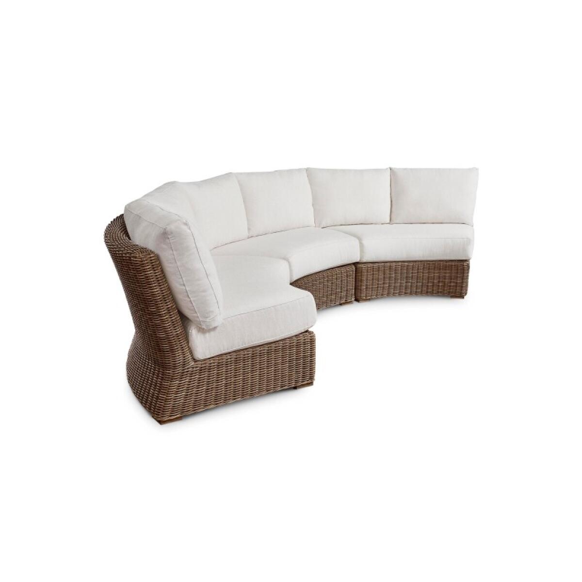Huntington Curved Outdoor Sectional Outdoor Sofas Bassett Furniture 2 Huntington Curved Outdoor Sectional Outdoor Sofas Bassett Furniture 2