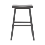 Creations 24 Inch Sawhorse Counter Stool- Gray - Image 4