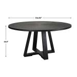 Gidran Dining Table, Black, 2 Cartons - Image 9