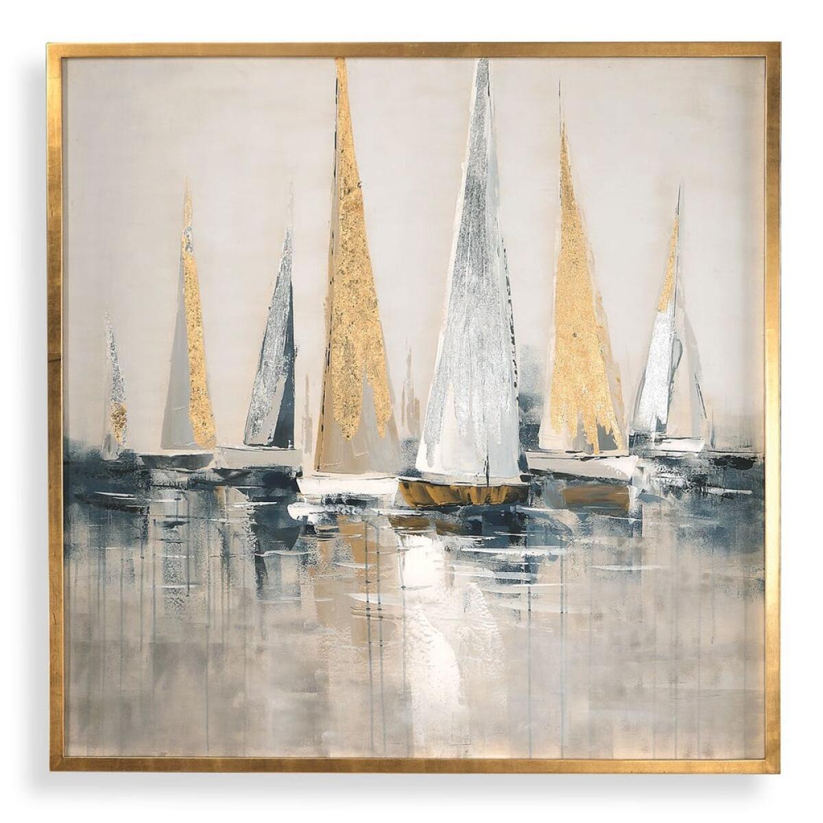 Regatta Hand Painted Canvas Art Art 2 Regatta Hand Painted Canvas Art Art 2