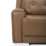 Carrington Loveseat w/Console P3 & ZG – York Sand Loveseats Brown 25