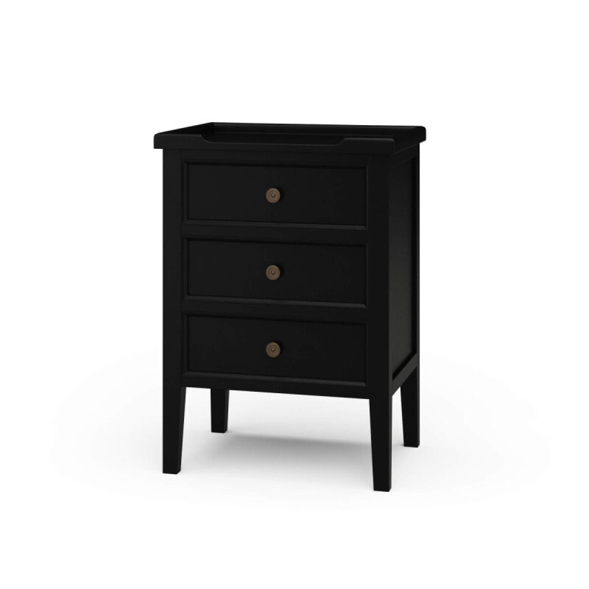Eton 3 Drawer End Table End tables Batavia Black 2 Eton 3 Drawer End Table End tables Batavia Black 2