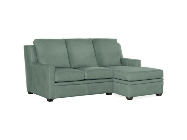 Sectionals 201 Raymond Stationary Sectional with One-Piece Back Sectionals Bradington-Young