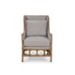 Hampton Rattan Wing Chair - Image 6