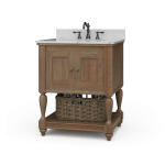 Jefferson Single Vanity W/ Sink & Marble Top
