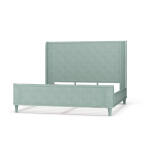 Lexington Bed W/ Rattan