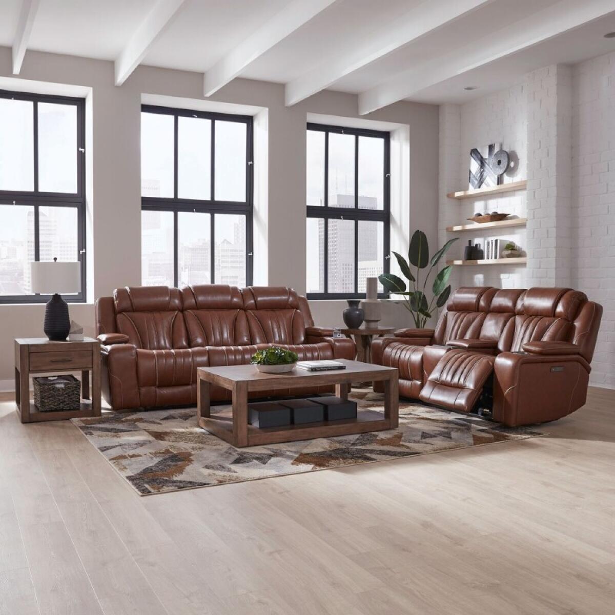 Caswell Sofa & Loveseat Sofas Brown 2 Caswell Sofa & Loveseat Sofas Brown 2