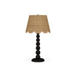 Cholet Table Lamp W/ Scalloped Shade