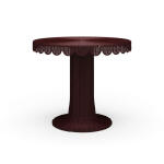 Scalloped Round Bistro Table