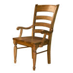 Bennett Ladderback Arm Chair - BENSQ256K - Image 3