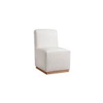 Banks Upholstered Dining Chair with Casters