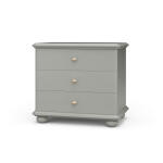 Luna 3 Drawer Bedside Table - Image 3