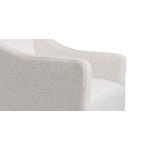 Banks Upholstered Dining Chair with Casters - Image 12