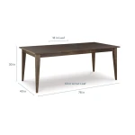 Louisa Rectangle Dining Table with Leaf - Image 4