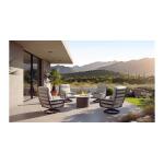 Arley Outdoor Track Arm Swivel Rocker - Image 3