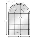 Grantola Arch Mirror, Black - Image 8