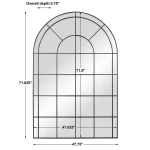 Grantola Arch Mirror, Black - Image 7