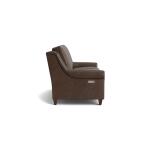 Magnificent Motion Leather Panel Arm Reclining Sofa - Image 4