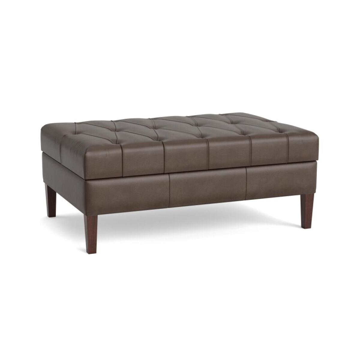 49878c3261415d6ba708ebfff4aefa4e Dover Leather Rectangle Ottoman - Image 1