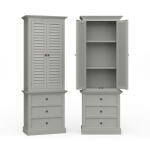 Cottage Tall Shutter Cabinet