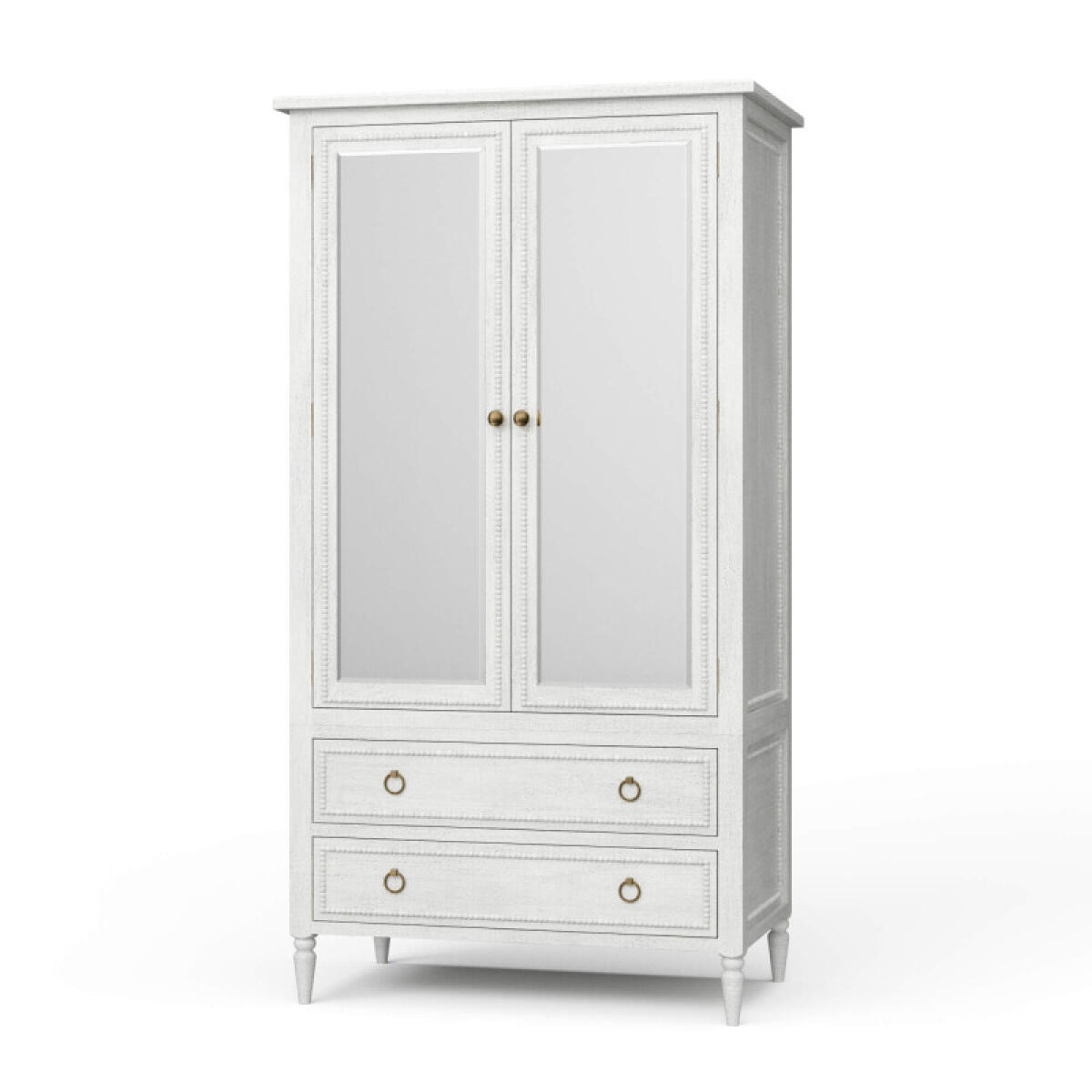 49b6a282ba261eef112c96ab82417f03 Cholet Wardrobe W/ 2 Drawer - Image 1