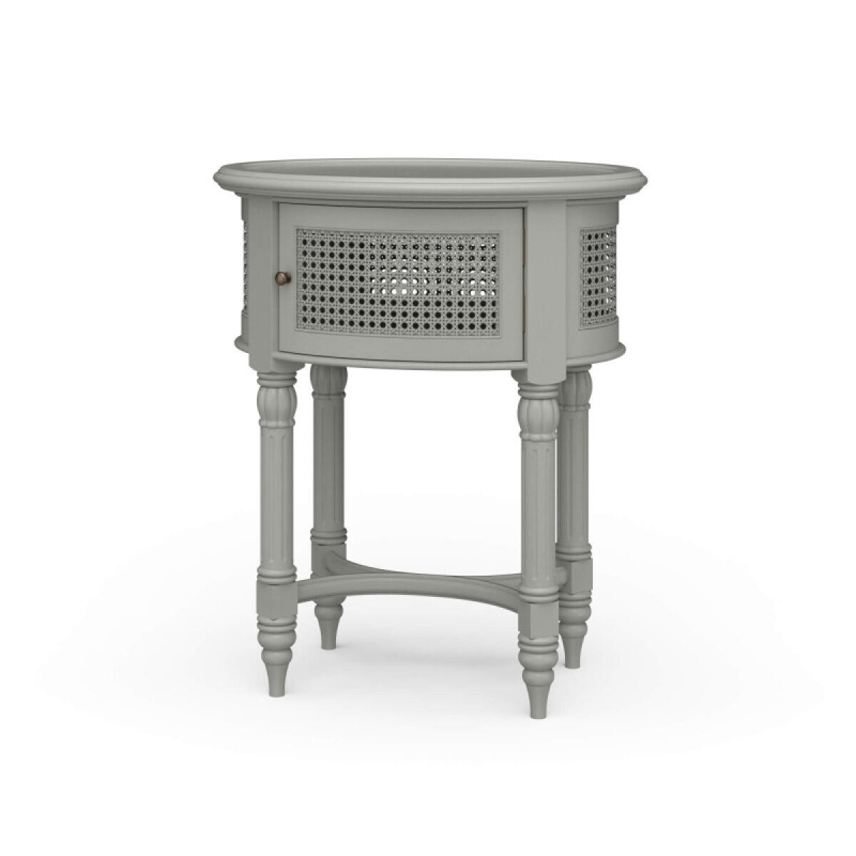 49bc6db9a6eaca0d7278248f2e12bef0 Montego Side Table W/ Rattan Door - Image 1