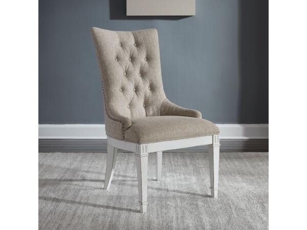 Abbey Park Hostess Chair Chairs & Benches Antique White & Weathered Brown